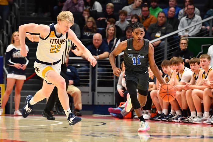Lutheran East vs Ottawa-Glandorf boys basketball state championship Ben Jackson46